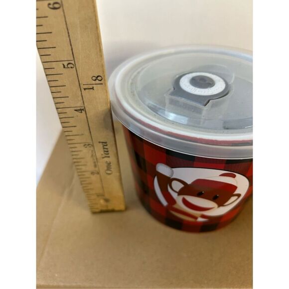 Cracker Barrel sock money red black soup mug new - Picture 4 of 6